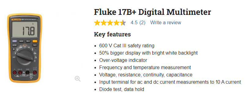 Fluke- 17B+