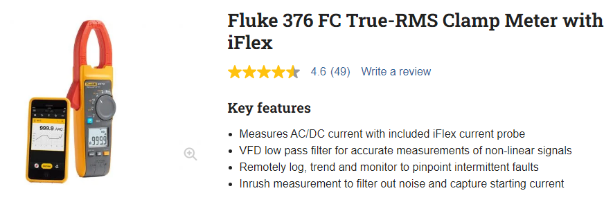 Fluke- 376fc