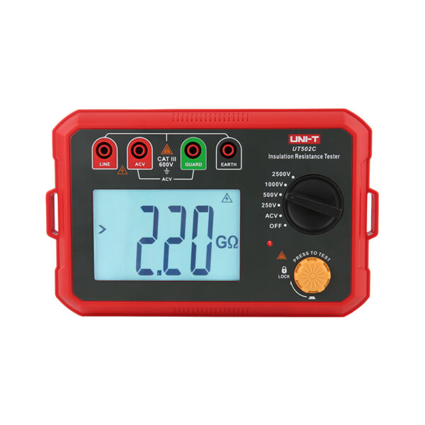 UNI-T UT502C Insulation Resistance Tester 2.5 KV WhatsApp: 01955907440