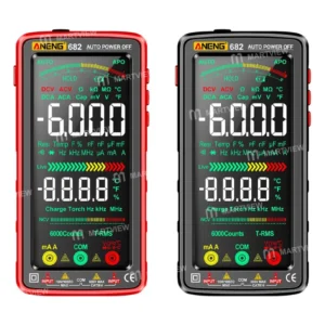 Aneng 682 Rechargeable 6000 Counts Large LCD Digital Smart Multimeter with NCV and Flashlight
